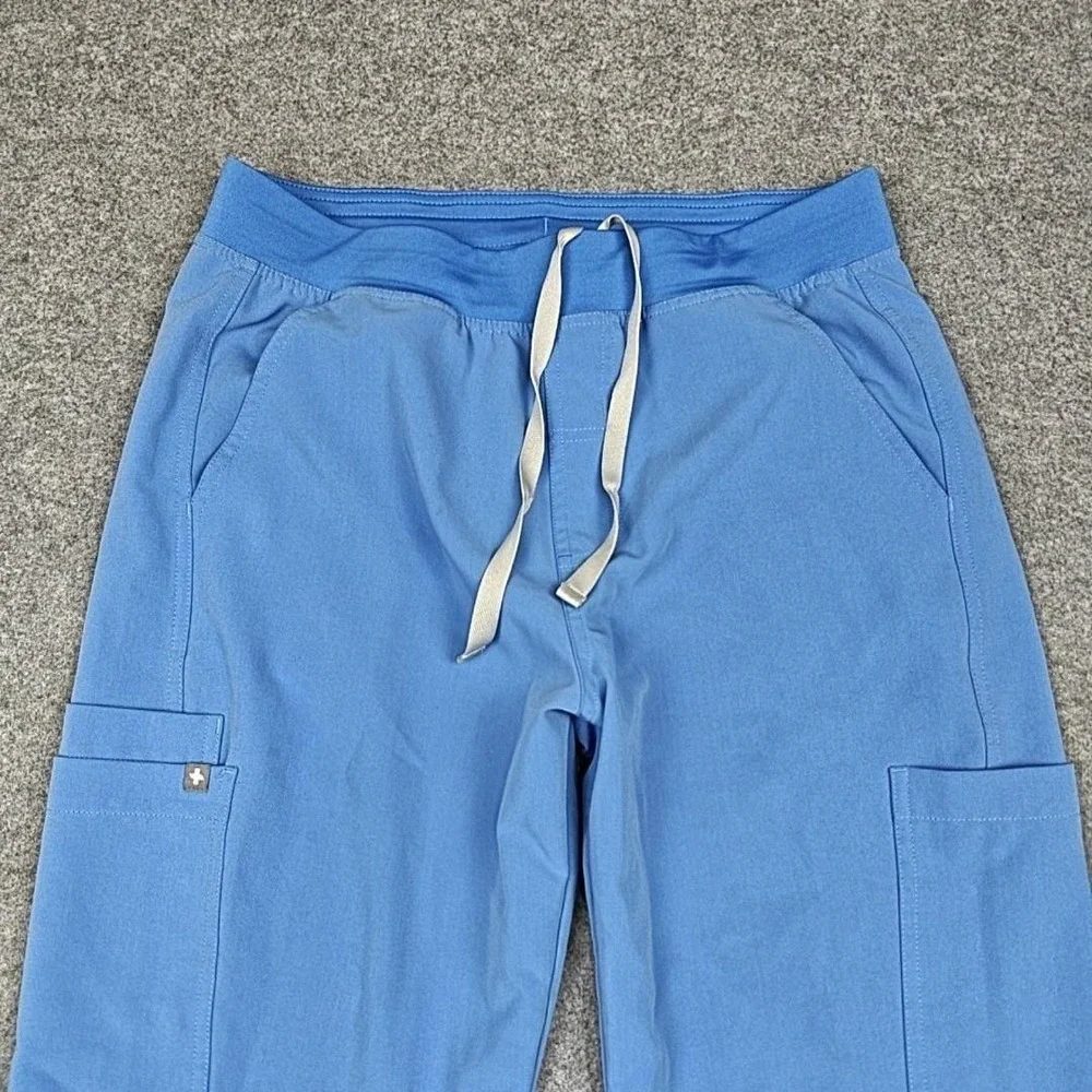 FIGS Pants Mens Medium Blue Technical Collection Cargo Scrub Stretch Workwear